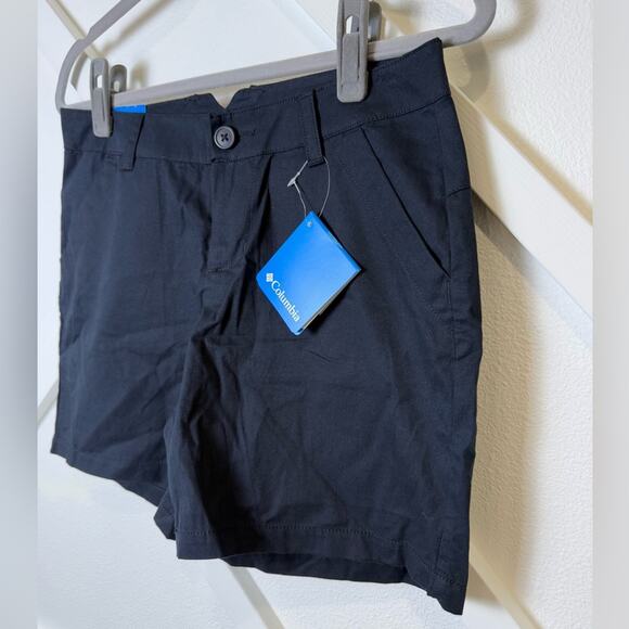 NWT Columbia Mid Rise Cotton Kenzie Cove 6” Inseam Bermuda Short Black Size 4 - Picture 2 of 7